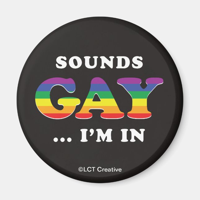 Ljud Gay.. Jag är i Magnet (Framsidan)