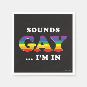 Ljud Gay.. Jag är i Pappersservett