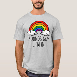 LJUD GAY JAG ÄR I T SHIRT