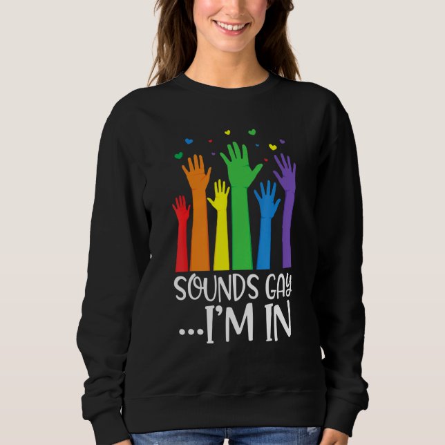 Ljud Gay pride LGBT stöder stolt jämställdheten T Shirt (Framsida)