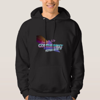 Ljud gillar kommunistisk propaganda men okej hoodie