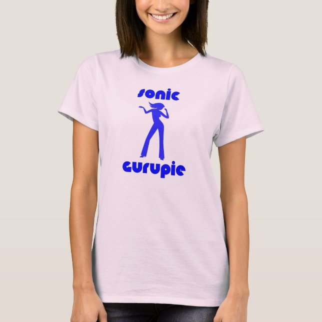 Ljud- Gurupie - blått Tee (Framsida)