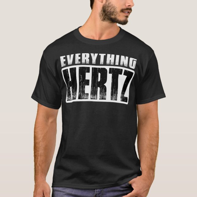 LJUD GUY AUDIO INGENJÖR HERTZ T SHIRT (Framsida)