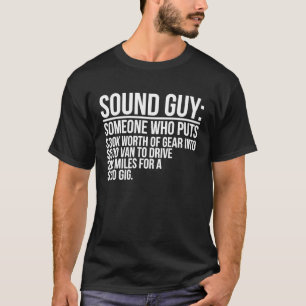 Ljud Guy Audio Ingenjör Ljud Ingenjör Audio Engi T Shirt