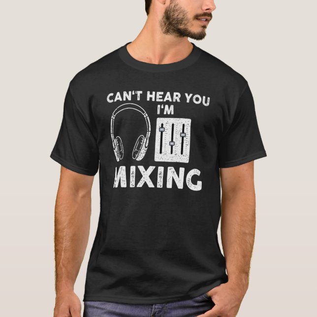 Ljud Guy Audio Ingenjör Mixing T Shirt (Framsida)