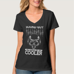 Ljud Guy som vanlig kille men Audio tekniker T Shirt