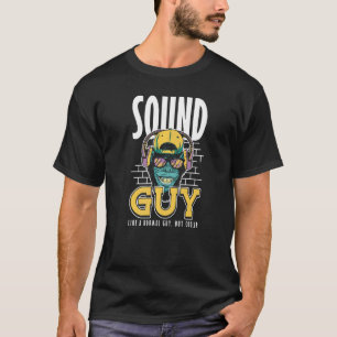 Ljud Guy som vanlig kille men Audio tekniker T Shirt