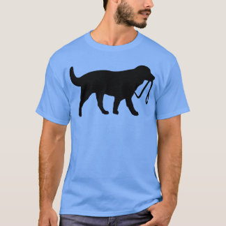 Ljud hund med en gåva med friställda vänner t shirt
