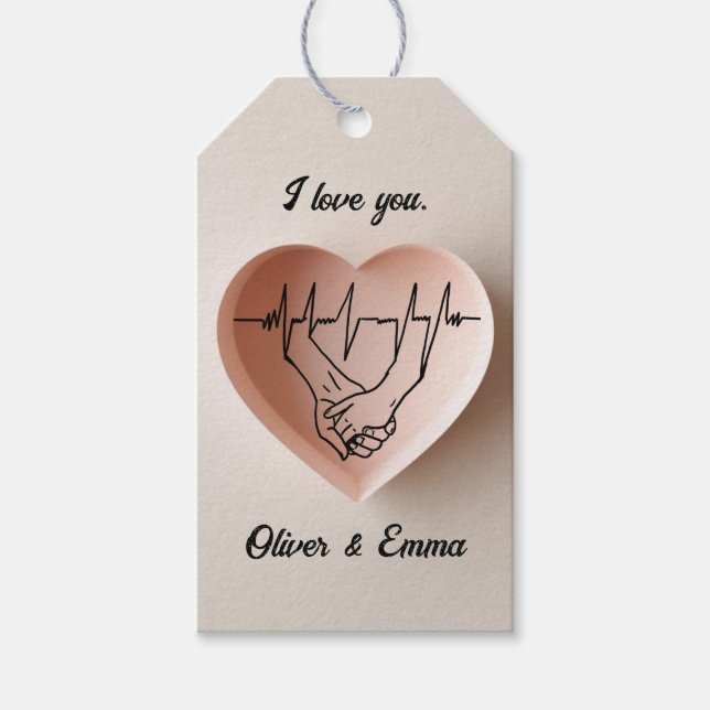 Ljud i dina hjärtslag presentetikett (Framsidan)