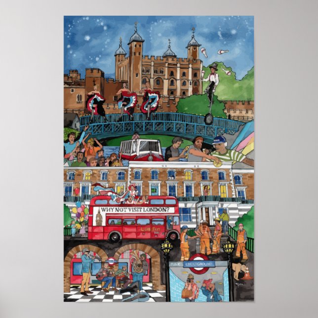 Ljud i London Poster (Framsidan)