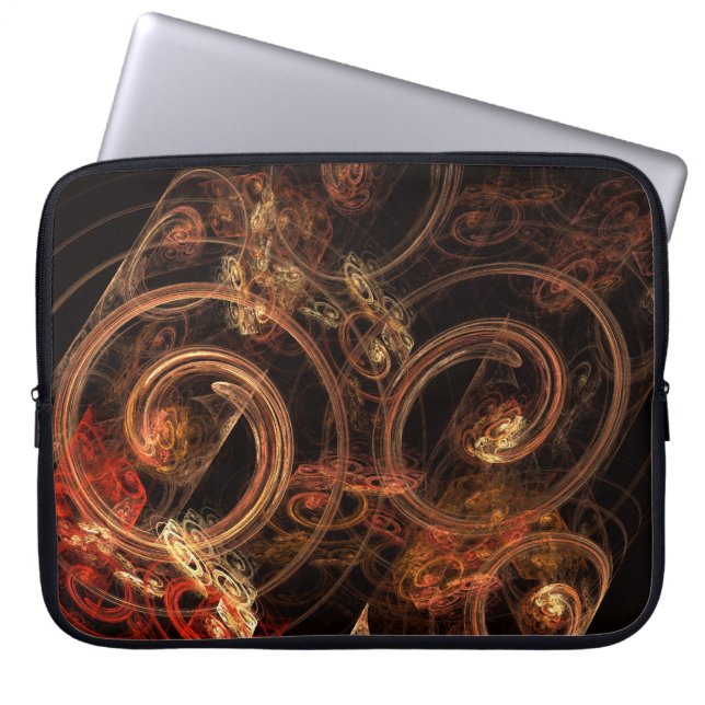 Ljud i Music Abstrakt Art Laptop sleeve (Framsidan)