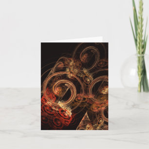 Ljud i Music Abstrakt Art Note Card Kort