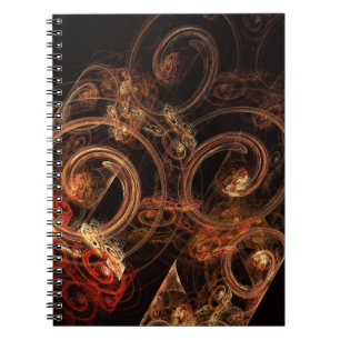Ljud i Music Abstrakt Art Notebook Anteckningsbok