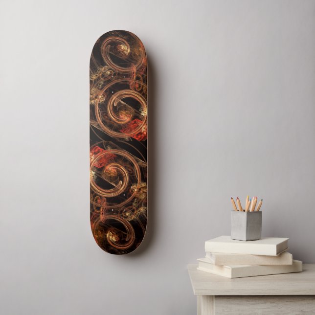 Ljud i Music Abstrakt Art Skateboard Bräda 21,5 Cm (Väggkonst)