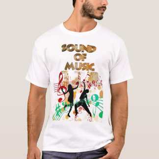 Ljud i Music Dancing Colorful Manar T Shirt