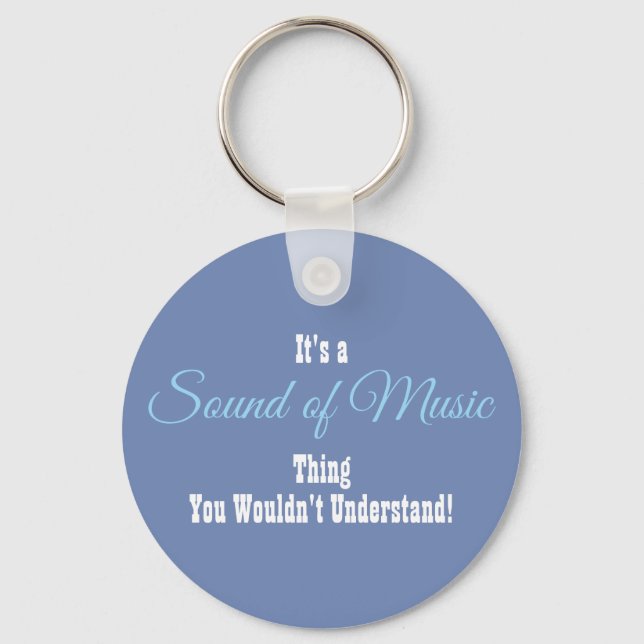 Ljud i Music Keychain Nyckelring (Framsida)