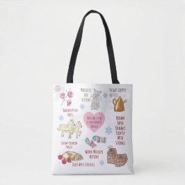 Ljud i Music My Favorite Sak Hand-Illustrated Tygkasse