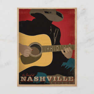 Ljud i Nashville Vykort
