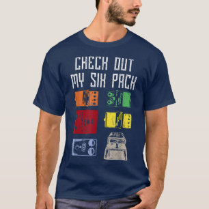 Ljud in min sexpack Guitar Pedals Music Lo T Shirt