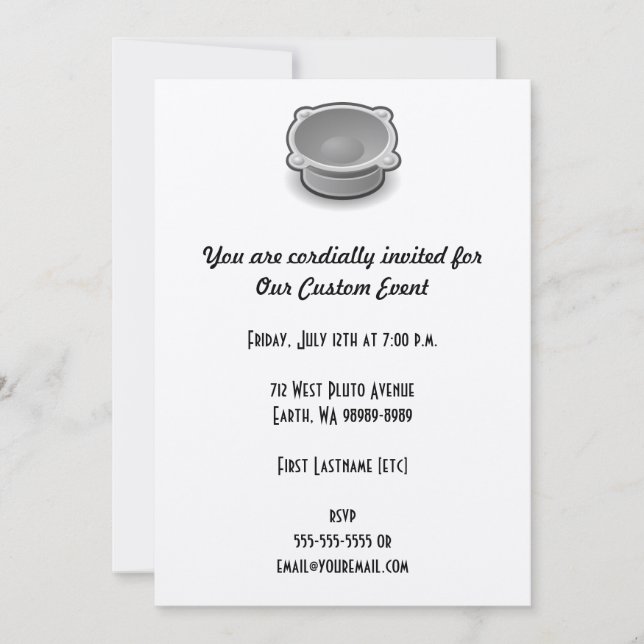 Ljud Inbjudningar (Framsida)