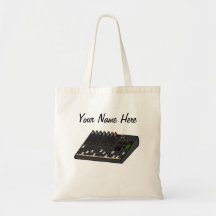 Ljud Ingenjör Anpassningsbar Tote Bag Musician Gif