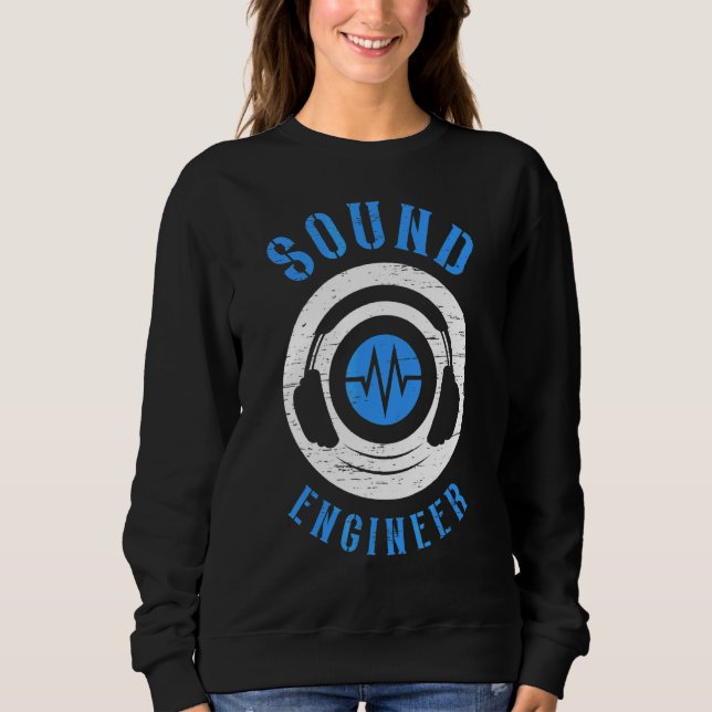 Ljud Ingenjör Audio Sång Music Tech Guy T Shirt (Framsida)