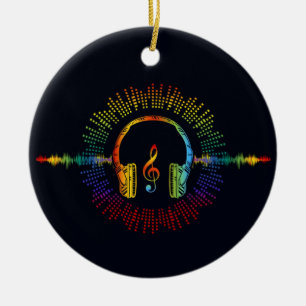Ljud Ingenjör Audio Wave Audio Ingenjör Music Julgransprydnad Keramik