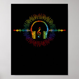 Ljud Ingenjör Audio Wave Audio Ingenjör Music Poster