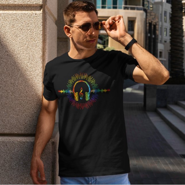 Ljud Ingenjör Audio Wave Audio Ingenjör Music T Shirt (Skapare uppladdad)