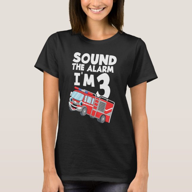 Ljud Larm jag är 3 T Shirt (Framsida)