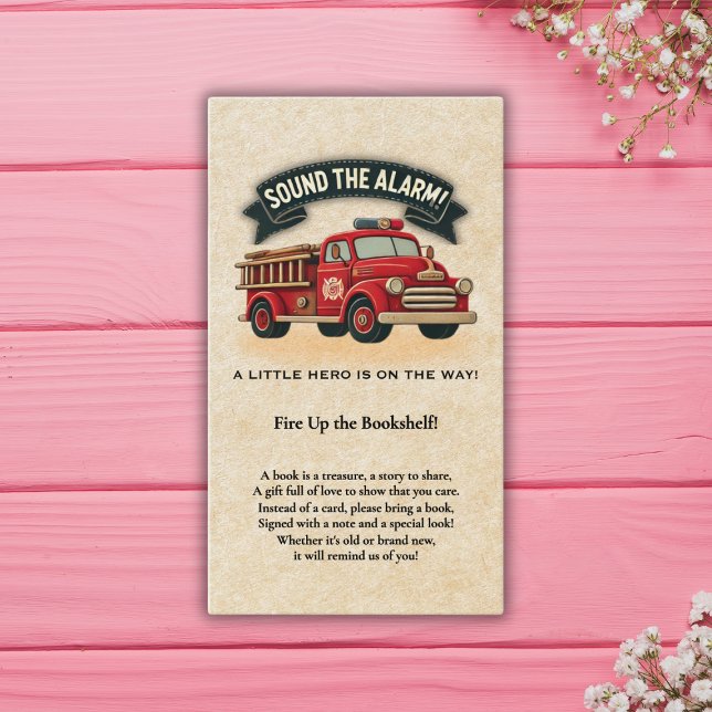 Ljud larmet! Vintage Firelångbilsbabyskor Tilläggskort (Skapare uppladdad)
