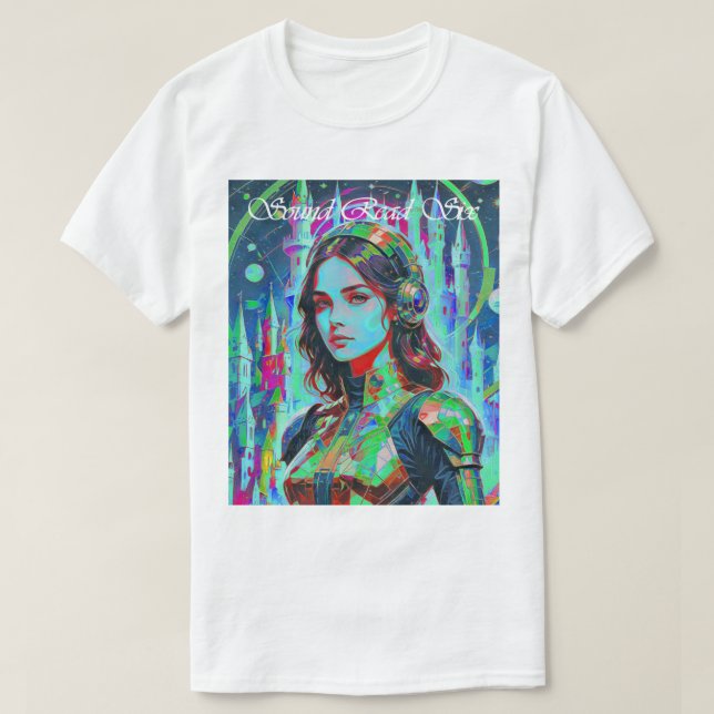 Ljud Läs sex framtida musik T Shirt (Design framsida)
