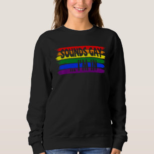 Ljud LGBT Gay I är Pride i månadsgrafik Parad T Shirt
