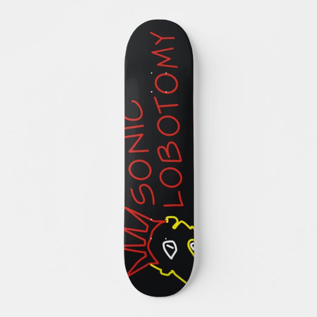 Ljud- LobotomySkateboard Skateboard Bräda 20 Cm (Framsida)