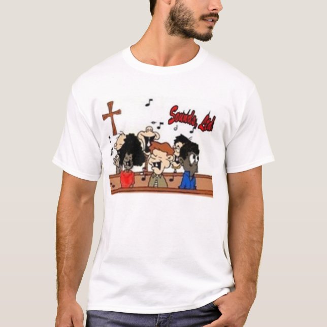 Ljud Ltd. i kyrka T-shirt (Framsida)
