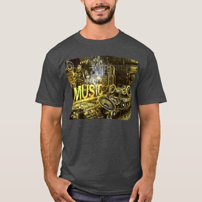 Ljud maskin t shirt (Framsida)