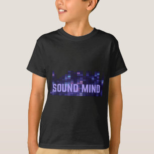 Ljud Mind LED-Audio med blinkande ljusstyrka, natt T Shirt