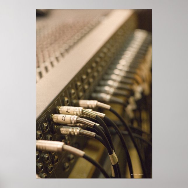 Ljud Mixer Poster (Framsidan)