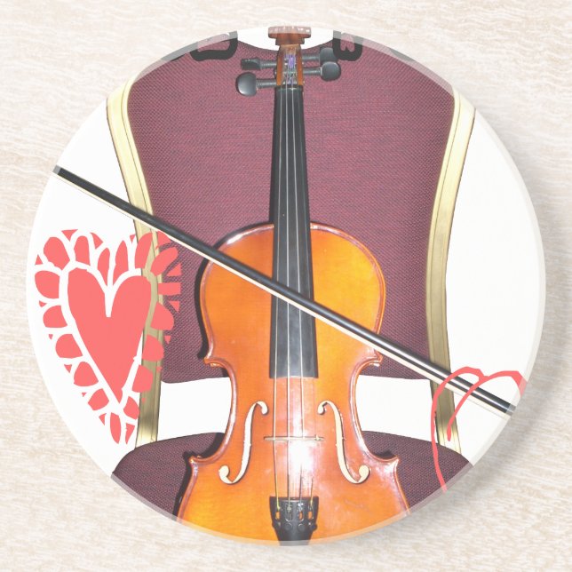 Ljud mot kärlek hakuna matata valentine underlägg sandsten (Framsidan)