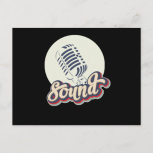 Ljud Music Vykort