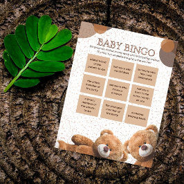Ljud Nalle - två babyskor - Bingo-spel