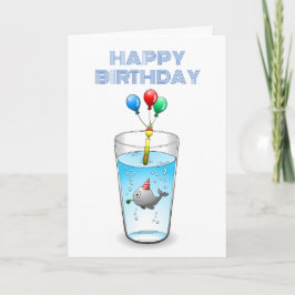 Ljud och Cute Whale Kort