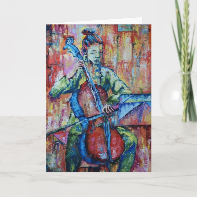 Ljud och Music II - gratulationskort Kort (Framsida)