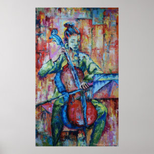 Ljud och Music II - Kanvastrycket Poster