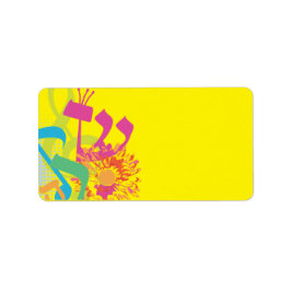 LJUD PÅ BLOMMIGTEN TORAH Skriv ut en egen etikett Adressetikett