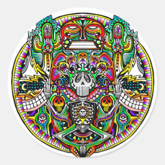 Ljud Runt Klistermärke