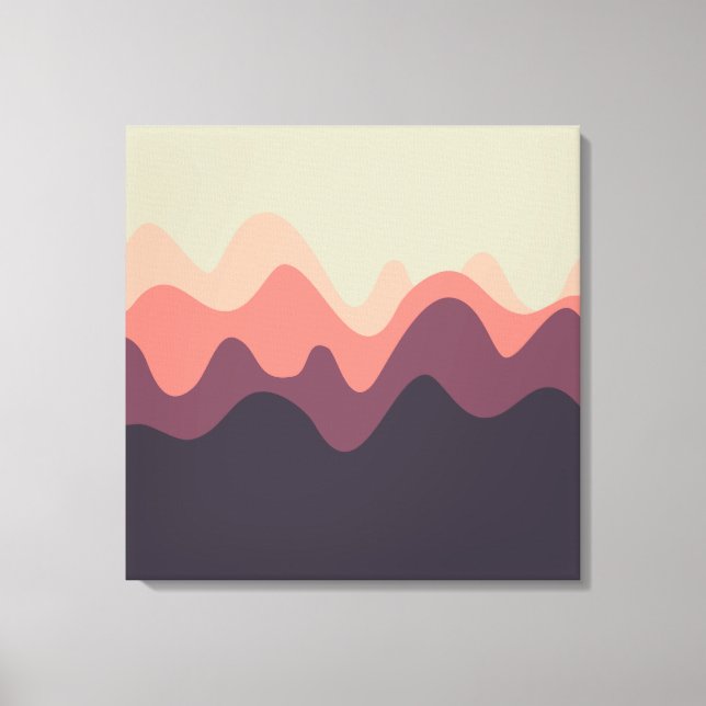 Ljud Sketch 01 Canvastryck (Framsida)