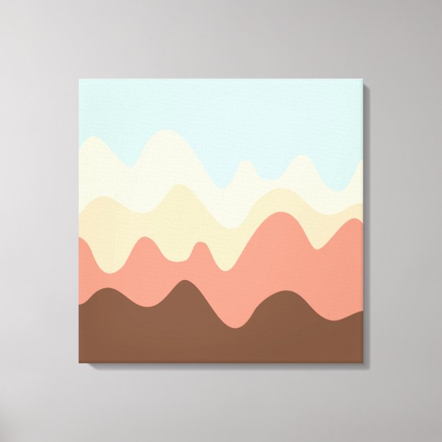 Ljud-skiss 06 canvastryck (Framsida)