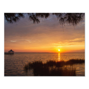 Ljud Sunset OBX Fototryck