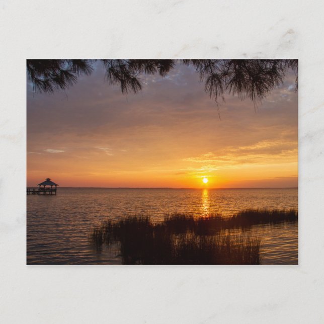 Ljud Sunset OBX Vykort (Framsida)
